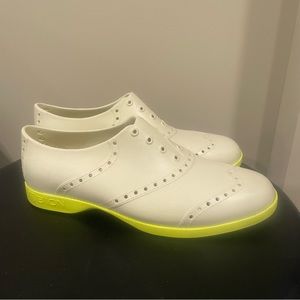 Biion Oxford Classic Golf Shoe Spikeless Performance EVA Foam Sneaker Men Size 7